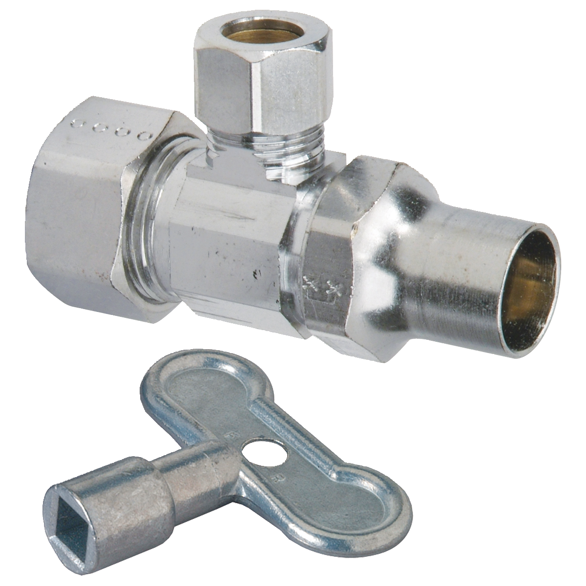 1/2 in. Nom Comp Inlet x 3/8 in. O.D. Comp Outlet MultiTurn Brass